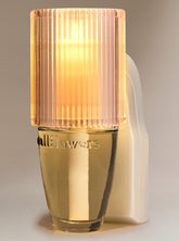Champagne Sparkly Fluted Scent Control™ Nightlight Wallflowers Fragrance Plug