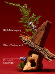 Mahogany Teakwood High Intensity 3-Wick Candle