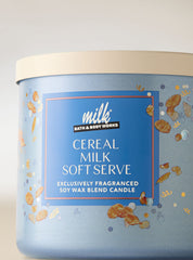 Cereal Milk Soft Serve 3-Wick Candle