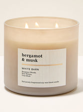 Bergamot & Musk 3-Wick Candle