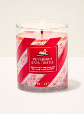Peppermint Bark Truffle Single Wick Candle