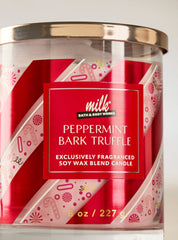 Peppermint Bark Truffle Single Wick Candle