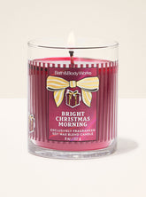 Bright Christmas Morning Single Wick Candle