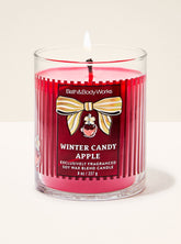 Winter Candy Apple Single Wick Candle