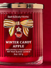 Winter Candy Apple Single Wick Candle