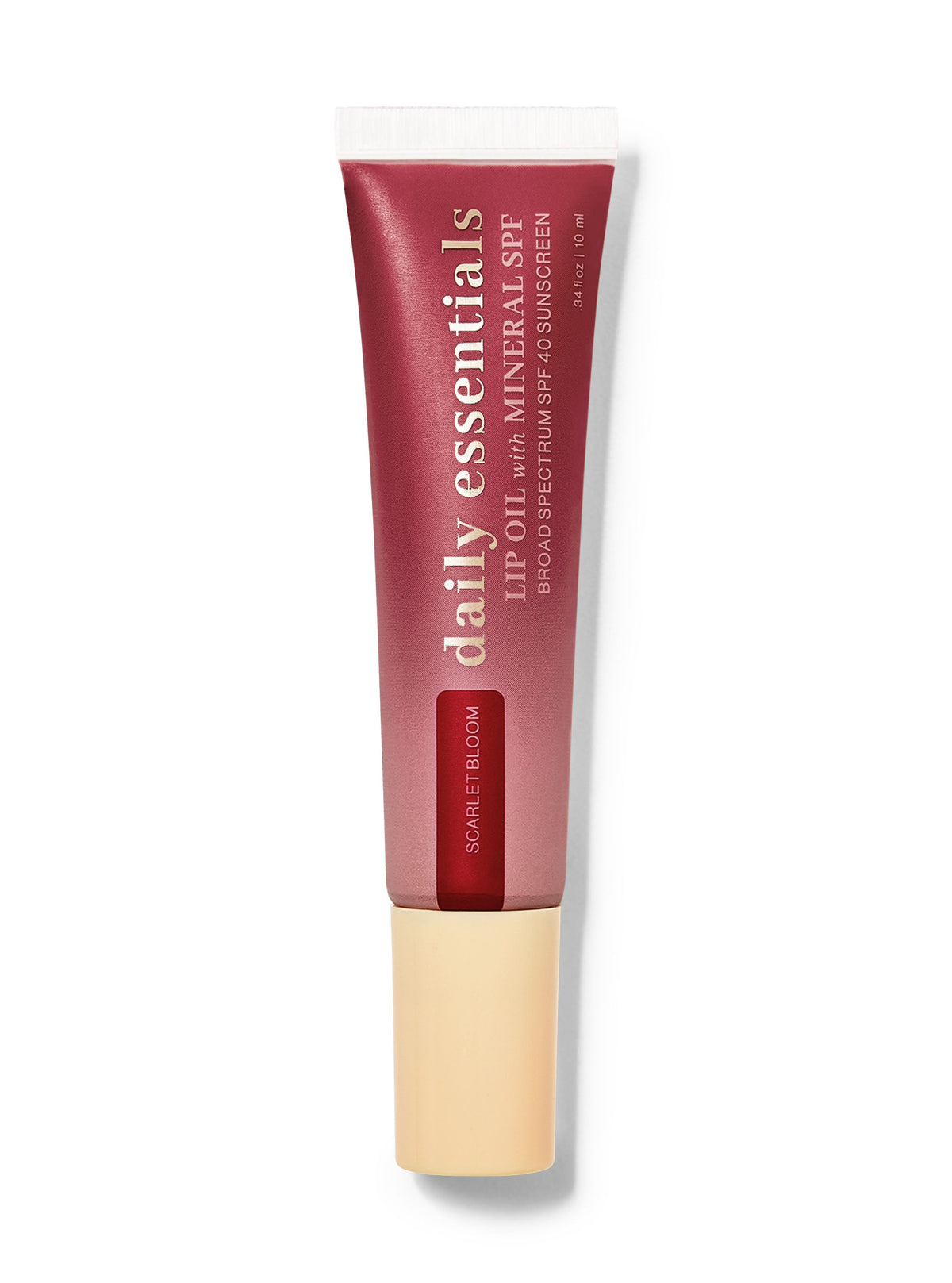 Scarlet Bloom Lip Oil with Mineral SPF 40