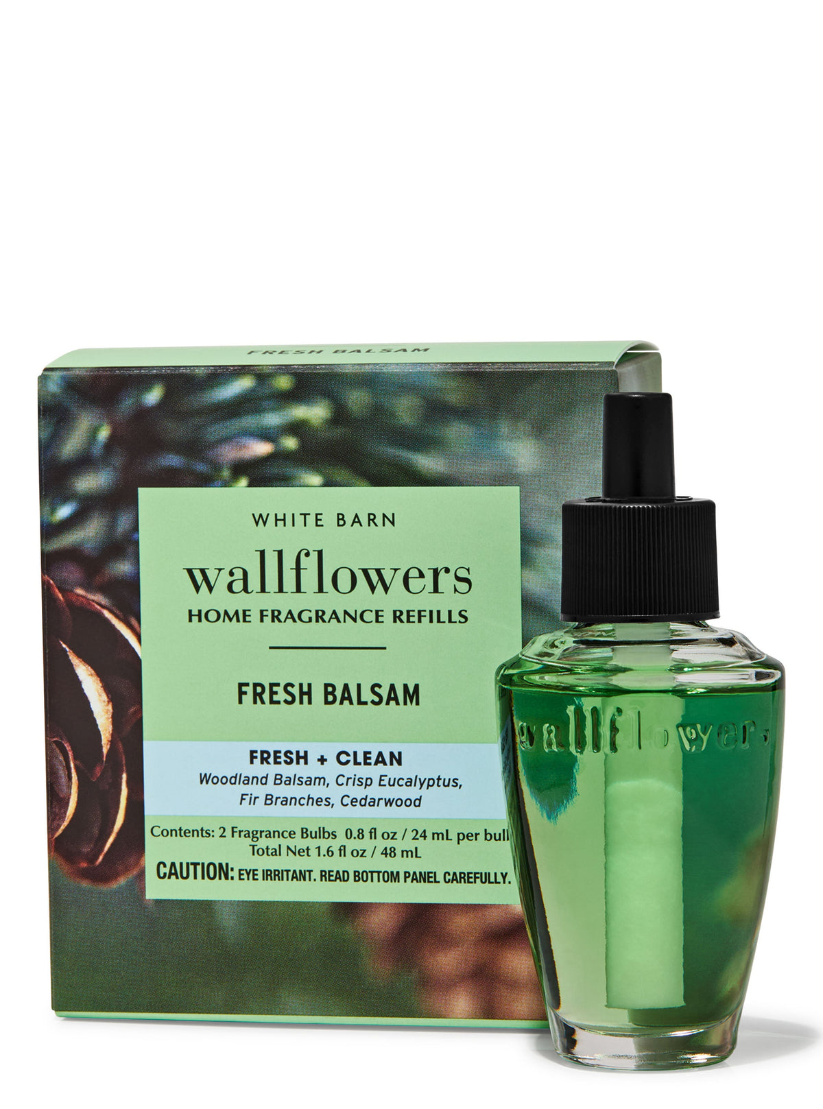 Fresh Balsam Wallflowers Refills 2-Pack