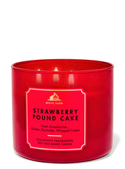 Strawberry Pound Cake 3-Wick Candle