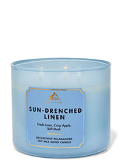 Sun-Drenched Linen 3-Wick Candle