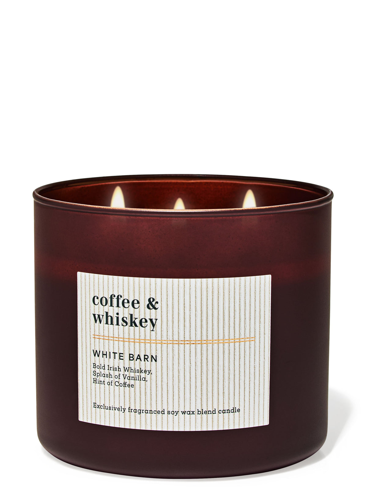 Coffee & Whiskey 3-Wick Candle