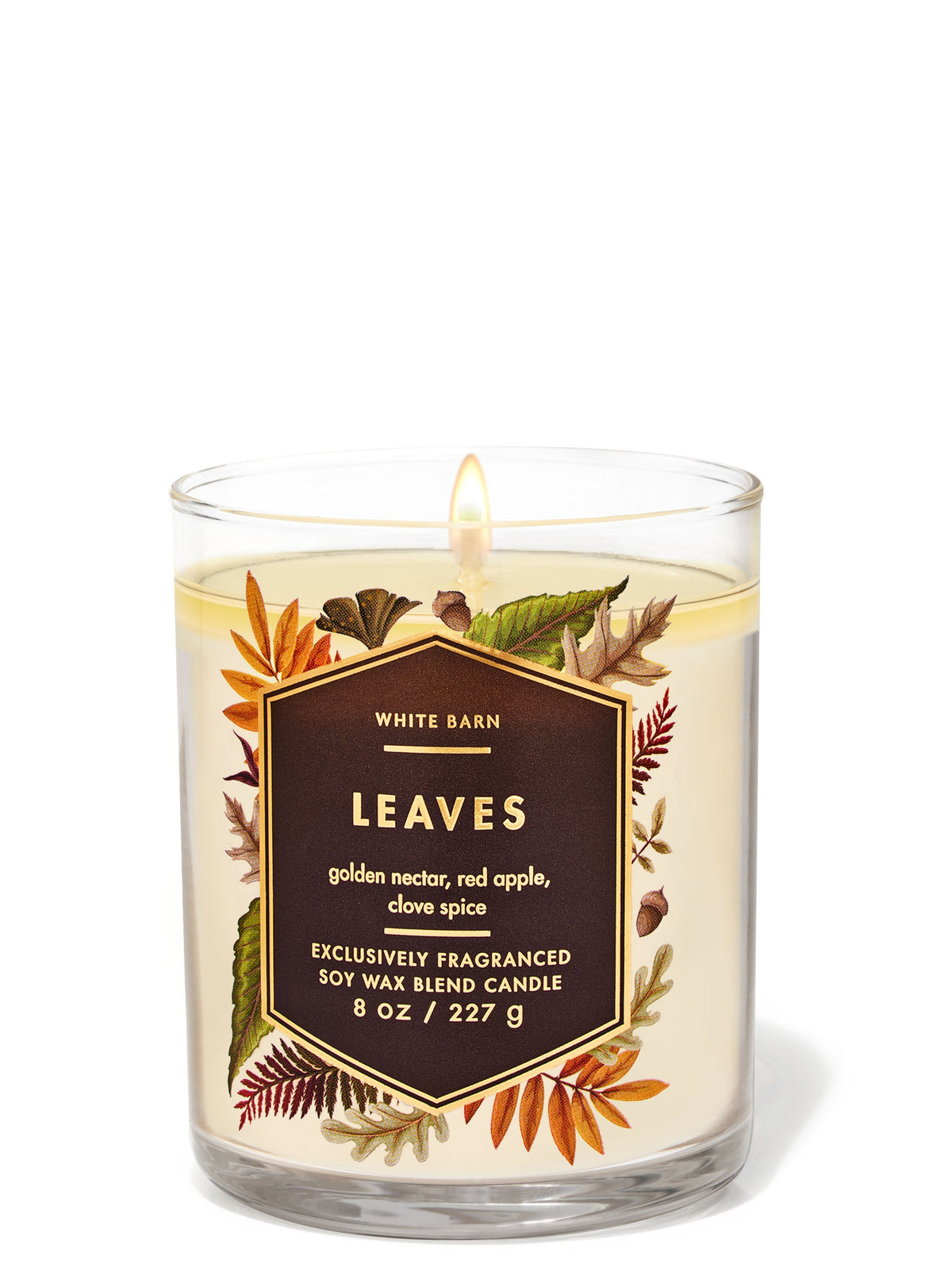 Leaves Single Wick Candle