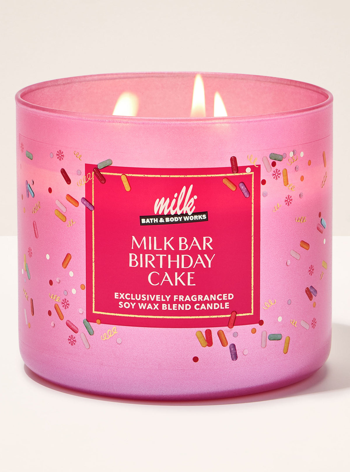 Milk Bar Birthday Cake 3-Wick Candle