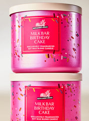 Milk Bar Birthday Cake 3-Wick Candle