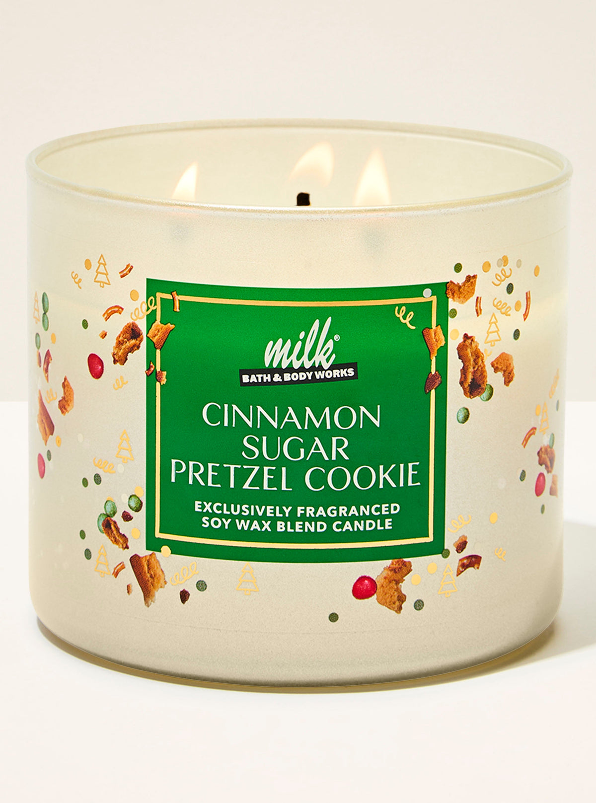 Cinnamon Sugar Pretzel Cookie 3-Wick Candle