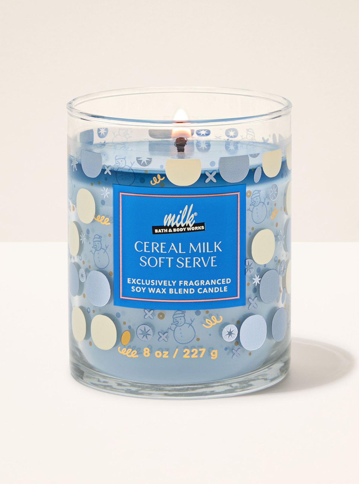 Cereal Milk Soft Serve Single Wick Candle