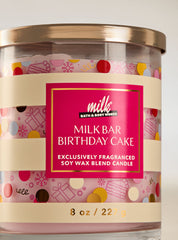 Milk Bar Birthday Cake Single Wick Candle