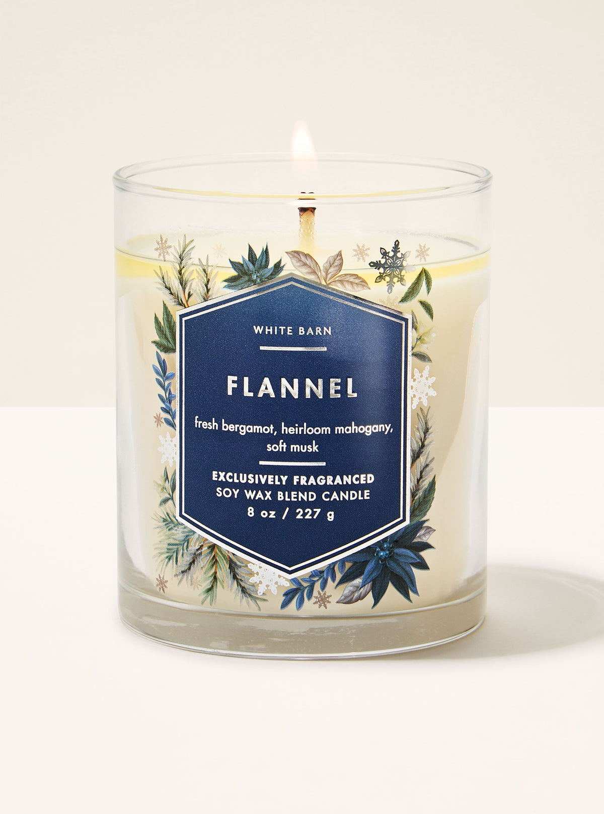 Flannel Single Wick Candle